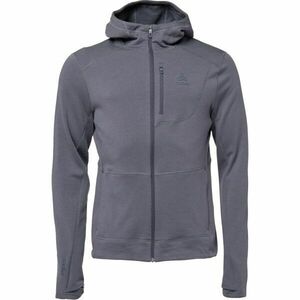 Odlo PERFORMANCE WOOL X-WARM HOODY Férfi pulóver, sötétszürke, méret kép