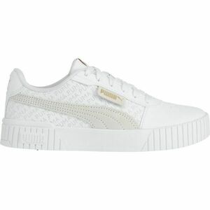 Puma CARINA 2.0 LOGOBSESSION Női teniszcipő, fehér, méret 37.5 kép