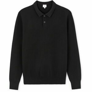 CELIO JEPOCLO Férfi galléros póló, fekete, méret kép