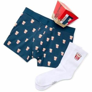 CELIO XMIBONODLE Boxeralsó és zokni szett, sötétkék, méret kép