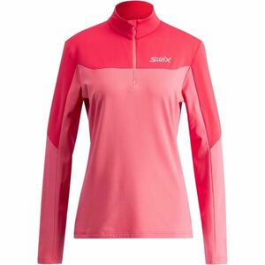 Swix INFINITY LIGHT HALF ZIP W Női funkcionális pulóver, rózsaszín, méret kép