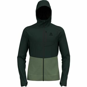 Odlo PERFORMANCE WOOL X-WARM HOODY Férfi pulóver, fekete, méret kép