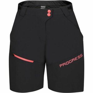 PROGRESS GENIA BIKE SHORTS Női kerékpáros rövidnadrág, fekete, méret kép