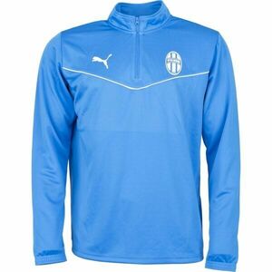 Puma TEAMRISE 1 4 ZIP TOP JR Fiú pulóver, kék, méret kép