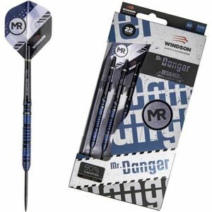 Windson MR. DANGER 22 G Wolfram darts steel szett, fekete, méret kép