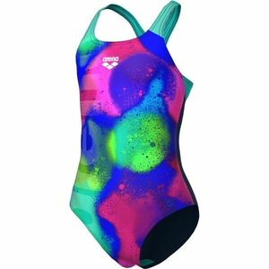 Arena SPRAY PAINT SWIMSUIT SWIM PRO BACK Lány fürdőruha, kék, méret 12-13Y kép