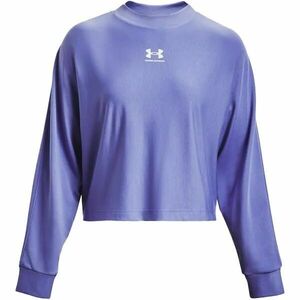Under Armour UA RIVAL TERRY OVERSIZED CRW Női edző póló, kék, méret L kép