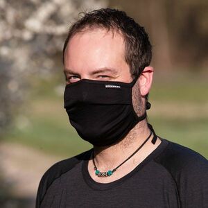 PROGRESS VÉDŐMASZK ÖSSZEHAJTOTT Összehajtott védőmaszk, fekete, méret kép