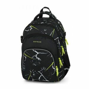 Oxybag SCOOLER Iskolatáska, fekete, méret kép