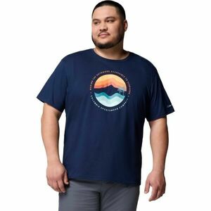 Columbia PATH LAKE GRAPHIC TEE II Férfi póló, sötétkék, méret kép