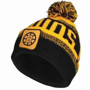 FANATICS BOSTON BRUINS THRIVE CUFFED POM BEANIE Sapka, fekete, méret kép