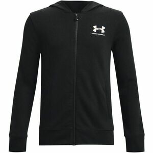 Under Armour RIVAL TERRY FZ HOODIE Junior pulóver, fekete, méret XS kép