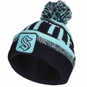FANATICS SEATTLE KRAKEN THRIVE CUFFED POM BEANIE Sapka, sötétkék, méret kép