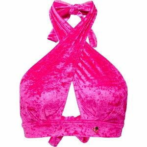 GOLDBEE VELVET SWIMSUIT CROSS Női fürdőruha felső, rózsaszín, méret kép