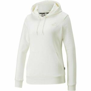 Puma ESSENTIALS + EMBROIDERY HOODIE TR Női pulóver, bézs, méret kép