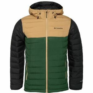 Columbia POWDER LITE HOODED JACKET Férfi télikabát, zöld, méret kép