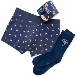 CELIO XMIBOPASTA Boxeralsó és zokni díszdobozban, sötétkék, méret kép