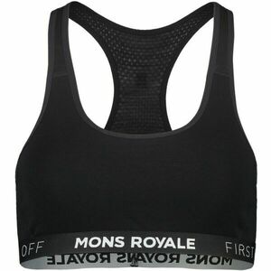 MONS ROYALE SIERRA SPORTS BRA Sportmelltartó merinó gyapjúból, fekete, méret kép