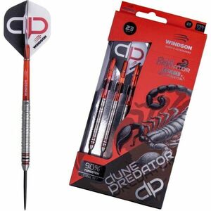 Windson DUNE PREDATOR 23 G Wolfram steel darts szett, ezüst, méret kép