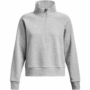 Under Armour RIVAL FLEECE HZ Női pulóver, szürke, méret L kép