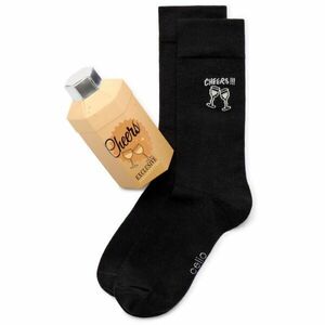 CELIO XMISOCHAMP Férfi zokni díszdobozos csomagolásban, fekete, méret kép
