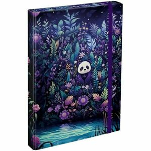 BAAGL JUNGLE PANDA Füzettartó box A4, lila, méret kép