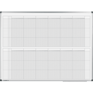 Mágneses tábla BFP Jahresplaner im Halbjahresformat | 90 x 120cm kép