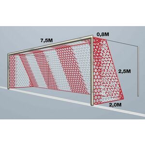 Gól nettó Cawila Cawila Net HEXA 7, 50x2, 50m Tiefe 0, 8x2, 0m kép