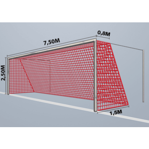 Gól nettó Cawila Cawila Net 7, 50x2, 50m Tiefe 0, 8x1, 5m kép