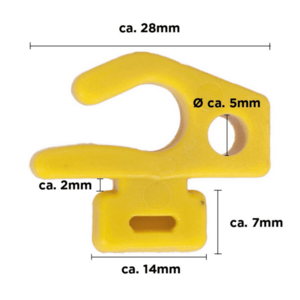 Horog Cawila Gate net hook Type 3 10er Set kép