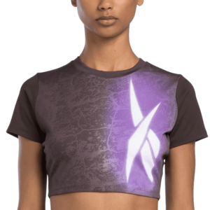 Rövid ujjú póló Reebok LUX BOLD CROPPED TEE kép