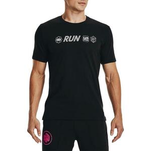 Rövid ujjú póló Under Armour UA Run Anywhere SS-BLK kép