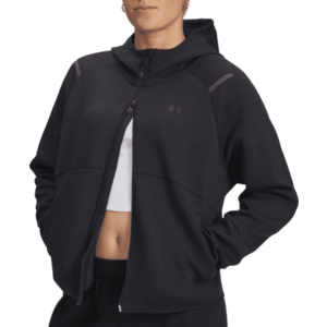 Kapucnis melegítő felsők Under Armour Unstoppable Flc FZ-BLK kép