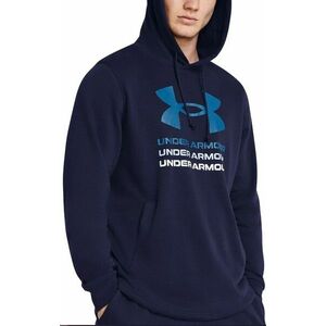 Kapucnis melegítő felsők Under Armour UA Rival Terry Graphic Hood-BLU kép
