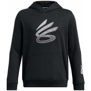 Kapucnis melegítő felsők Under Armour Curry Boys Splash Hoodie-BLK kép