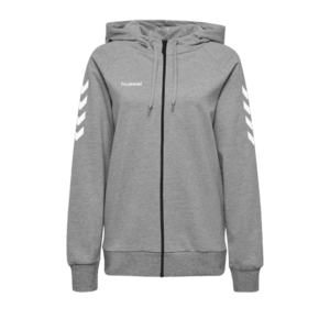 Kapucnis melegítő felsők Hummel GO COTTON ZIP HOODIE WOMAN kép