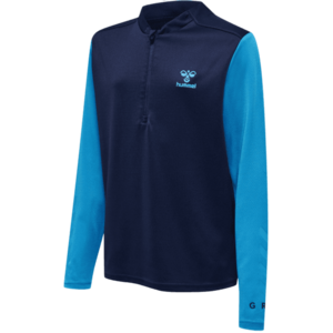 Melegítő felsők Hummel ONGRID 1/2 ZIP POLY SWEAT KIDS kép