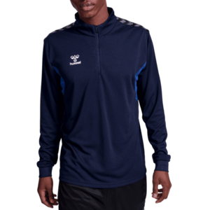 Melegítő felsők Hummel HMLAUTHENTIC HALF ZIP SWEAT kép