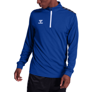 Melegítő felsők Hummel HMLAUTHENTIC HALF ZIP SWEAT kép