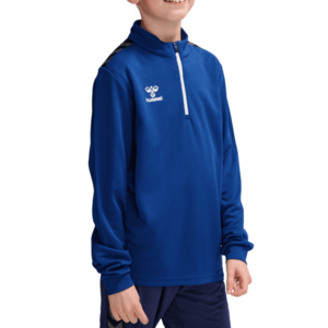 Melegítő felsők Hummel HMLAUTHENTIC HALF ZIP SWEAT KIDS kép