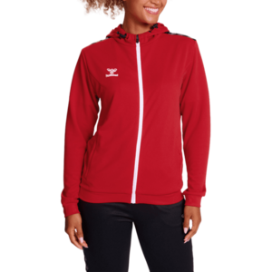 Kapucnis melegítő felsők Hummel HMLAUTHENTIC PL ZIP HOODIE WOMAN kép