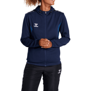 Kapucnis melegítő felsők Hummel HMLAUTHENTIC PL ZIP HOODIE WOMAN kép