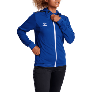Kapucnis melegítő felsők Hummel HMLAUTHENTIC PL ZIP HOODIE WOMAN kép