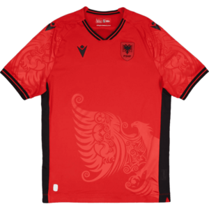 Póló Macron Macron Albania Home Jersey 2025/26 kép