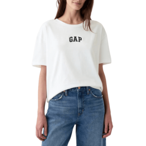 Rövid ujjú póló GAP GAP Logo Boyfriend kép