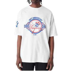 Rövid ujjú póló New Era New Era New York Yankees MLB Anniversary Oversized T-Shirt kép