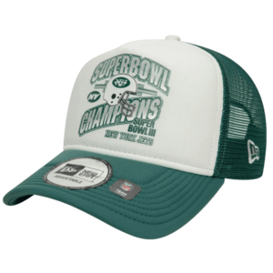 Baseball sapka New Era New Era New York Jets Super Bowl 9FORTY A-Frame Trucker Cap kép