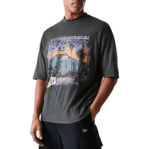Rövid ujjú póló New Era New Era NBA Washed Graphic Los Angeles Lakers kép