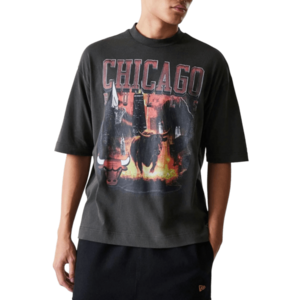 Rövid ujjú póló New Era New Era NBA Washed Graphic Chicago Bulls T-Shirt kép