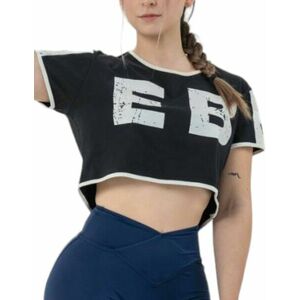 Rövid ujjú póló Nebbia Oversized crop top GAME ON kép